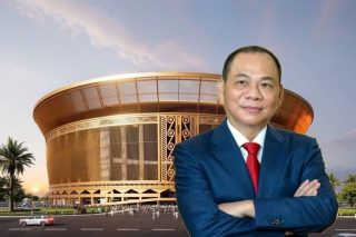 Bốn khán đài A, B, C, D của sân vận động VinFast - Trống Đồng